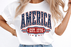 Retro America Patriotic, 4th of July PNG Product Image 3