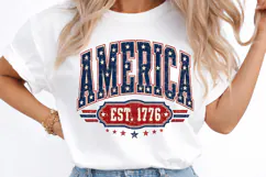 Retro America Patriotic, 4th of July PNG Product Image 3