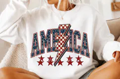 Retro America PNG, 4th of July, Vintage USA Product Image 3