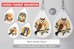 Earring Retro Animal Charm Product Image 1