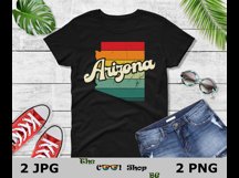 Retro Arizona Vintage Sublimation Png, Arizona Sunset Png Product Image 2