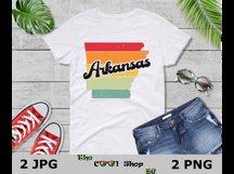 Retro Arkansas Vintage Sublimation Png, Arkansas Sunset Png Product Image 3