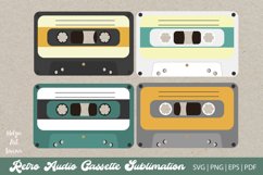 Retro Audio Cassette Sublimation