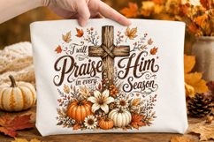 Retro Autumn Christian PNG Product Image 2