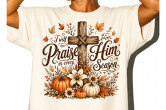 Retro Autumn Christian PNG Product Image 3