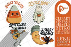 Retro Autumn Pumpkin Sublimation Product Image 1