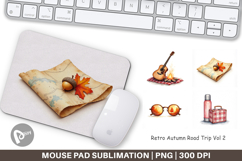 Mouse Pad Vintage Fall Road Trip Product Image 1