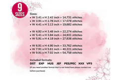 Retro Babe Text Machine Embroidery Design - 9 sizes Product Image 3