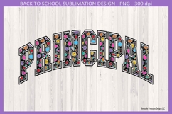 Composition Book Principal Png Retro School Shirt Design Product Image 1