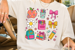 Retro Back to School Sublimation PNG Product Image 3