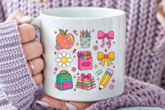 Retro Back to School Sublimation PNG Product Image 6