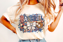 Retro Baseball Vintage PNG, Baseball Mama PNG, Game Day PNG Product Image 3