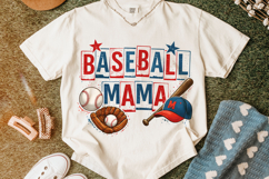 Retro Baseball Mama PNG, Baseball Game Day PNG, Sports Mom Product Image 5