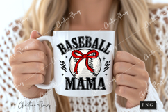 Retro Baseball Mama PNG | Baseball PNG Product Image 2