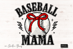 Retro Baseball Mama PNG | Baseball PNG Product Image 4