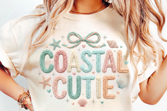 coastal cutie png, retro beach design, beach summer shirt, coastal sublimation png, ocean lover graphic, seaside t shirt png, summer vacation art, cute beach apparel, print on demand png, transparent png