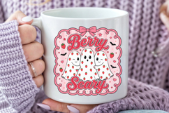 Retro Berry Scary PNG, Retro Halloween Sublimation Product Image 4