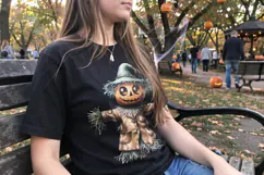 Big-Eyed Pumpkin Parade Sublimation Product Image 3