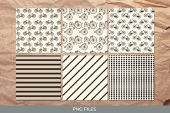 Retro Bike Pattern Paper Pack - Scrapbook Embellishment Product Image 1