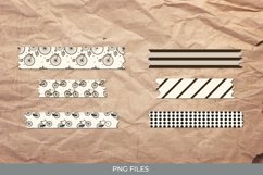 Retro Bike Patterned Tape - Scrapbook Embellishment Product Image 1