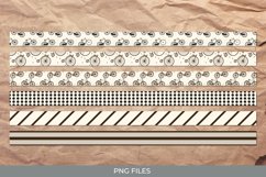 Retro Bike Seamless Stripe - Scrapbook Embellishment Product Image 1