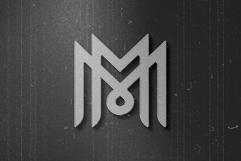 Retro Black &amp; White Text &amp; Logo Effect Product Image 3