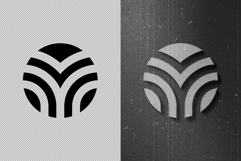 Retro Black &amp; White Text &amp; Logo Effect Product Image 5