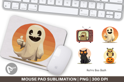 Mouse Pad Retro Boo Bash Product Image 1