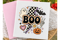 Retro Boo Halloween PNG Printable Product Image 2