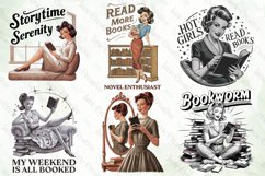Retro Book Lover Sublimation Bundle Product Image 2