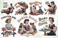 Retro Book Lover Sublimation Bundle Product Image 3