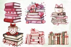 Retro Book Valentine Sublimation Product Image 2