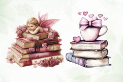 Retro Book Valentine Sublimation Product Image 3