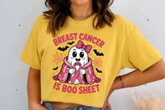 Retro Breast Cancer Is Boo Sheet PNG, Breast Cancer H Product Image 5
