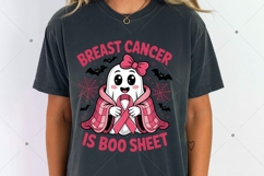 Retro Breast Cancer Is Boo Sheet PNG, Breast Cancer H Product Image 7