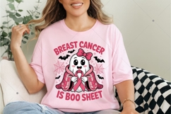 Retro Breast Cancer Is Boo Sheet PNG, Breast Cancer H Product Image 8