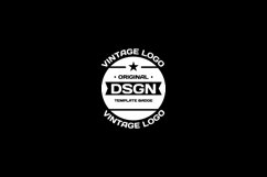 Retro business badge vector design vintage style Product Image 2