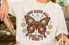 Retro Butterfly Quote PNG Design Product Image 3