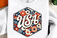 Retro Camo USA Png, 4th of July png Product Image 1
