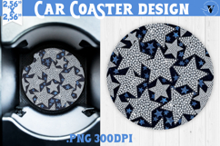 Vintage vibe car coaster | Y2K glamorous style Product Image 1