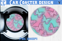 Vintage vibe car coaster | Y2K glamorous style Product Image 1