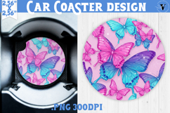 Vintage vibe car coaster | Y2K glamorous style Product Image 1