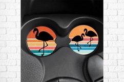 Car coaster sublimation design | Tropical keychain design Product Image 2