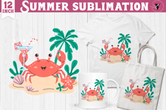 Summer Sublimation Clipart | Retro Beach PNG Product Image 1