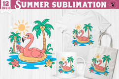 Summer Sublimation Clipart | Retro Beach PNG Product Image 1