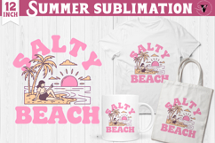 Summer Sublimation Clipart | Retro Beach PNG Product Image 1