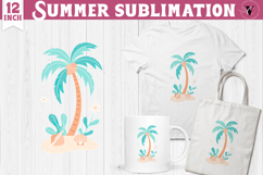 Summer Sublimation Clipart | Retro Beach PNG Product Image 1