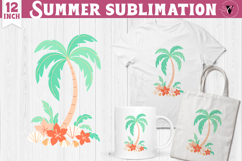 Summer Sublimation Clipart | Retro Beach PNG Product Image 1
