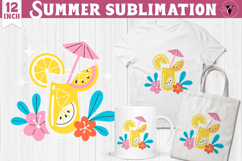 Summer Sublimation Clipart | Retro Beach PNG Product Image 1