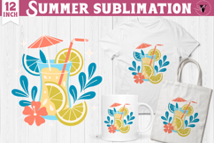 Summer Sublimation Clipart | Retro Beach PNG Product Image 1